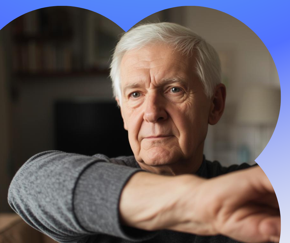 Coach sportif guidant un exercice de renforcement musculaire à domicile à Bordeaux pour améliorer le bien-être.