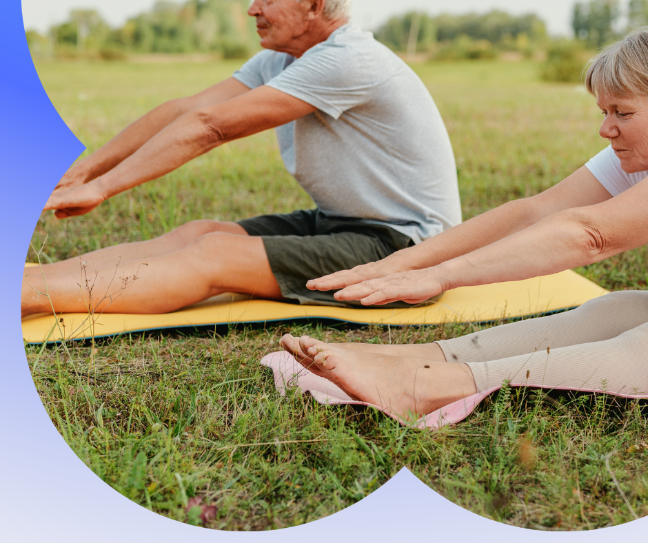 Séance de motricité douce en Pilates à domicile à Saint-André.