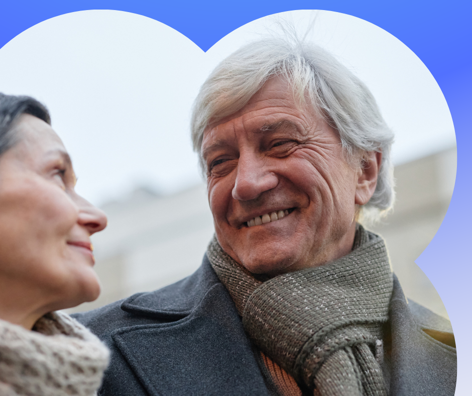 sourire d'un couple et bien être grace au sport 